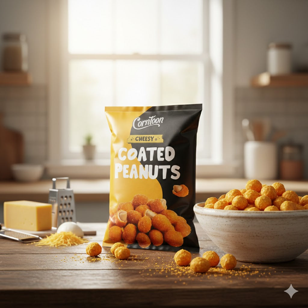Cheesy Coated Peanuts (Pack of 6, 12, 24, 32)
