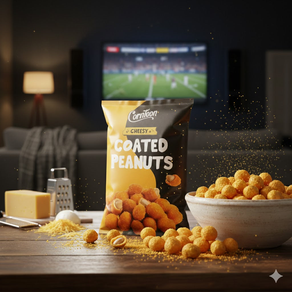 Cheesy Coated Peanuts (Pack of 6, 12, 24, 32)