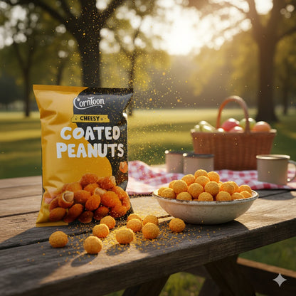 Cheesy Coated Peanuts (Pack of 6, 12, 24, 32)