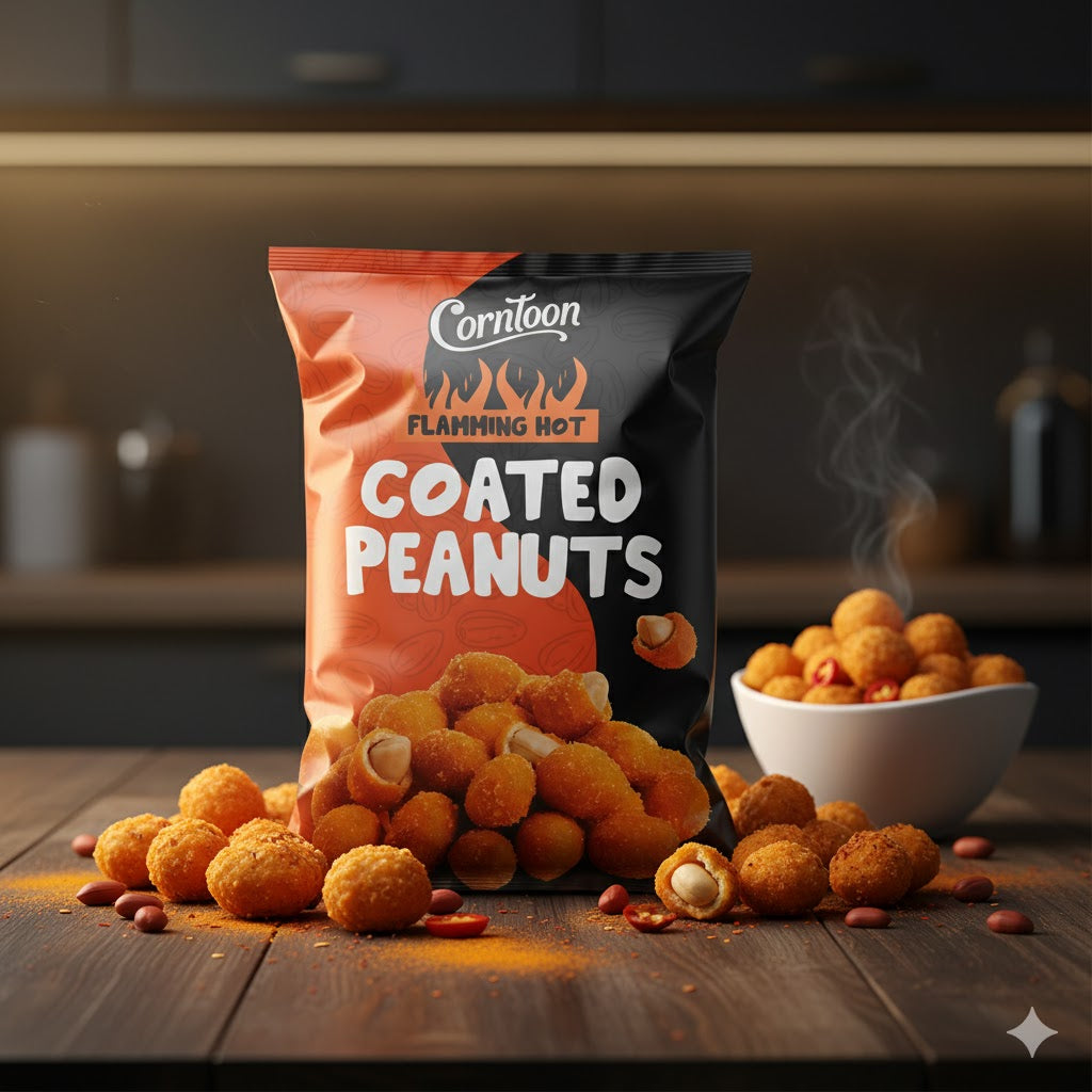 Spicy Coated Peanuts (Pack of 6, 12, 24, 32)