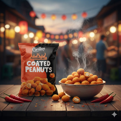 Spicy Coated Peanuts (Pack of 6, 12, 24, 32)